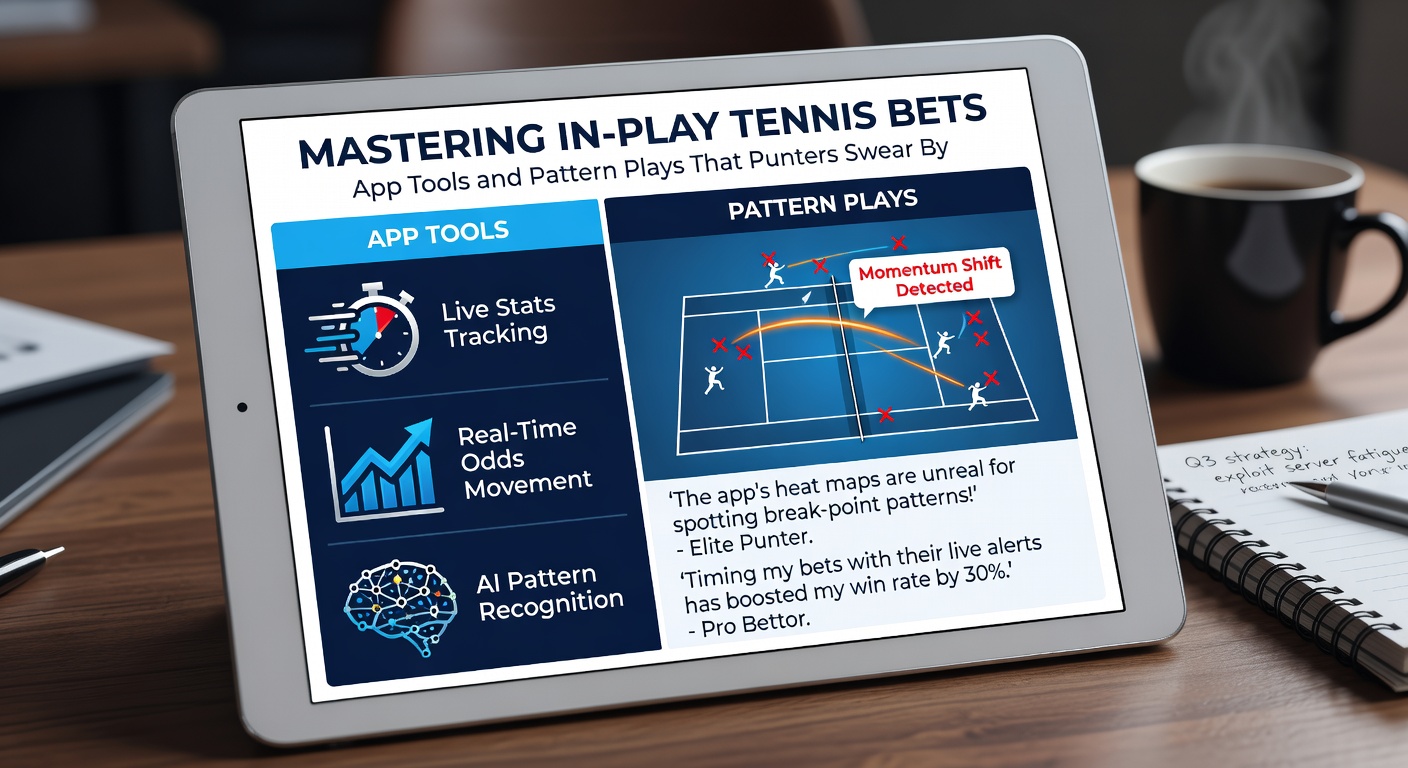 Dynamic tennis rally captured mid-air with players lunging for the ball during a high-stakes in-play moment