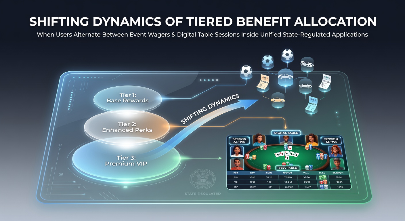 Unified mobile app interface showing sports wagering and digital casino table sessions side by side